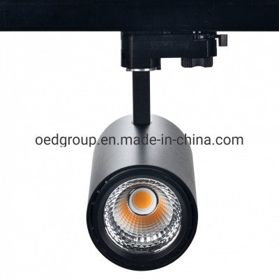 35W LED COB Track Spotlight Light for Commercial Showroom Lighting